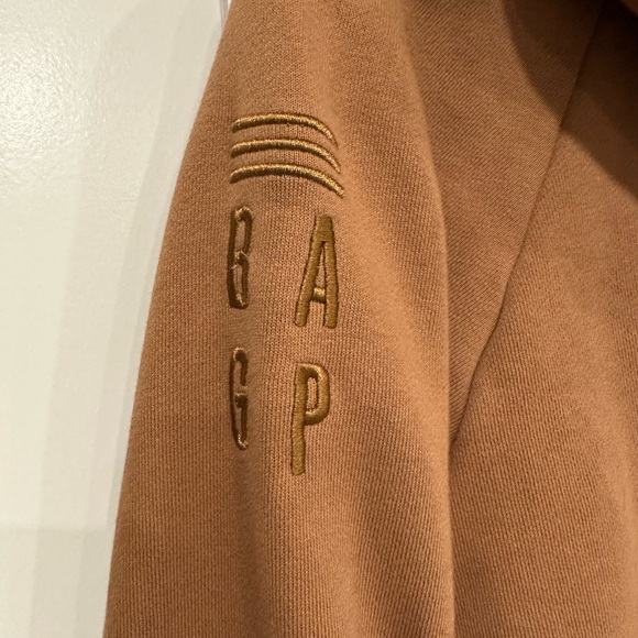 Be a Good Person Hoodie. Brown. Like new condition. XS. Raw sleeves. - Picture 6 of 9